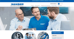 Desktop Screenshot of manser-ag.com
